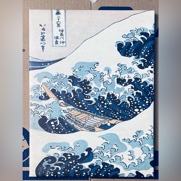 Katsushika Hokusai 'The Great Kanagawa Picture Canvas Wall Art Set - Picture 3 of 6
